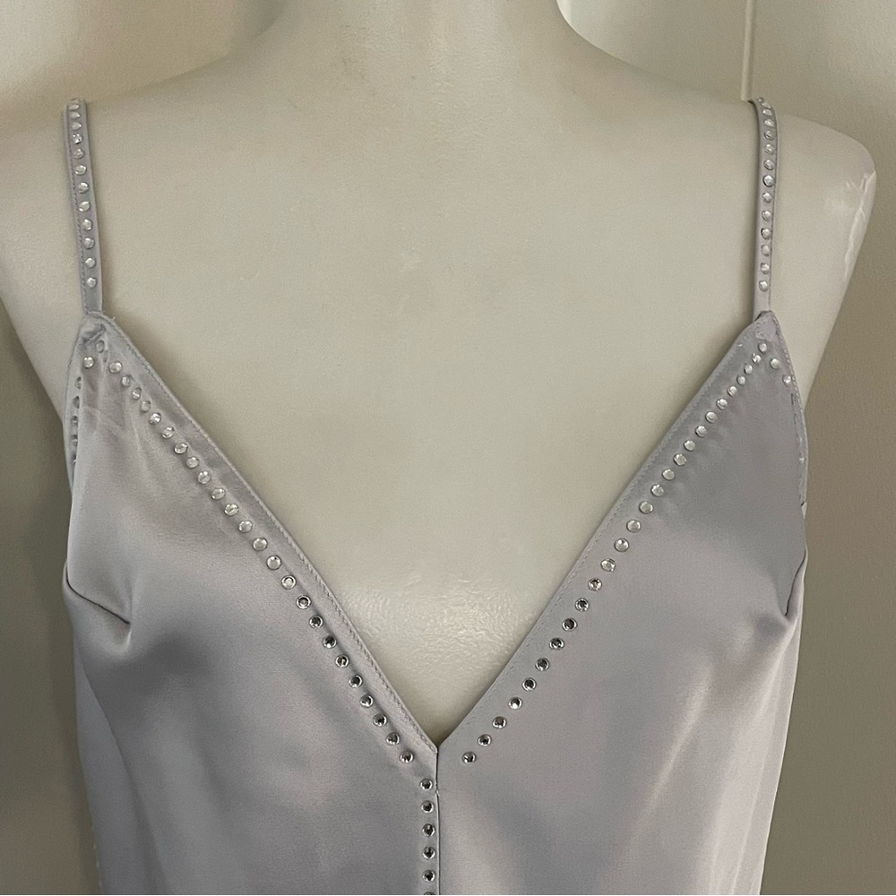 Victoria’s Secret Satin Diamond Slip Dress Women’s‎ S Sleeveless V-Neck - Picture 4 of 10